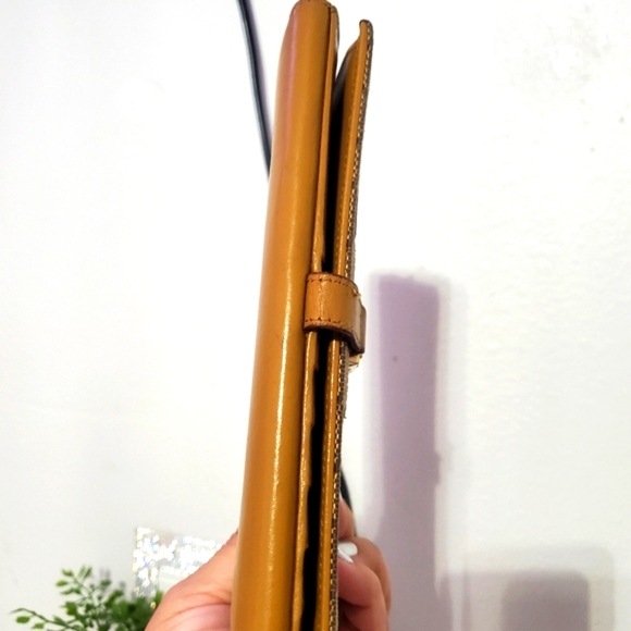 🇮🇹RARE Gucci Jackie Sherry Line GG Logo Canvas Continental Wallet on a Chain🤎 - Picture 4 of 15